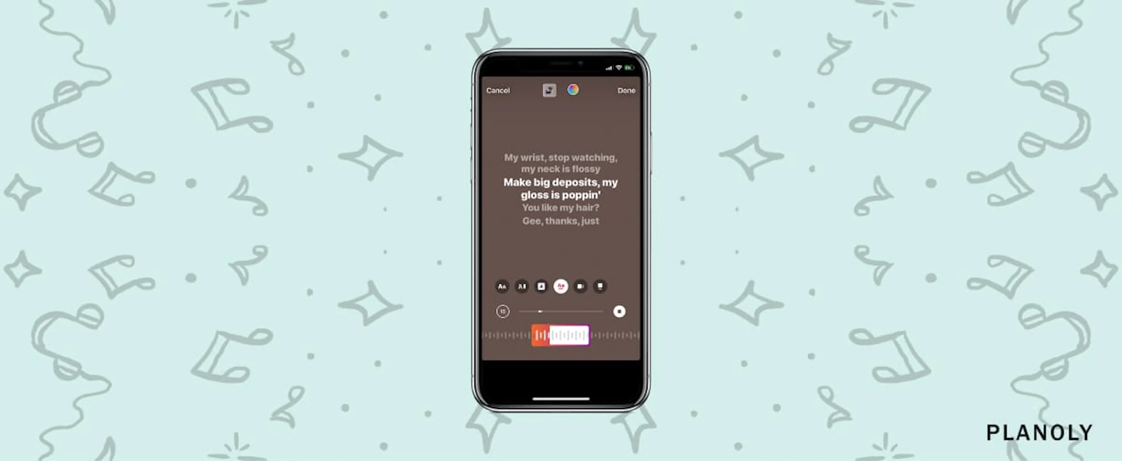 New Instagram Feature: Lyrics in Instagram Stories