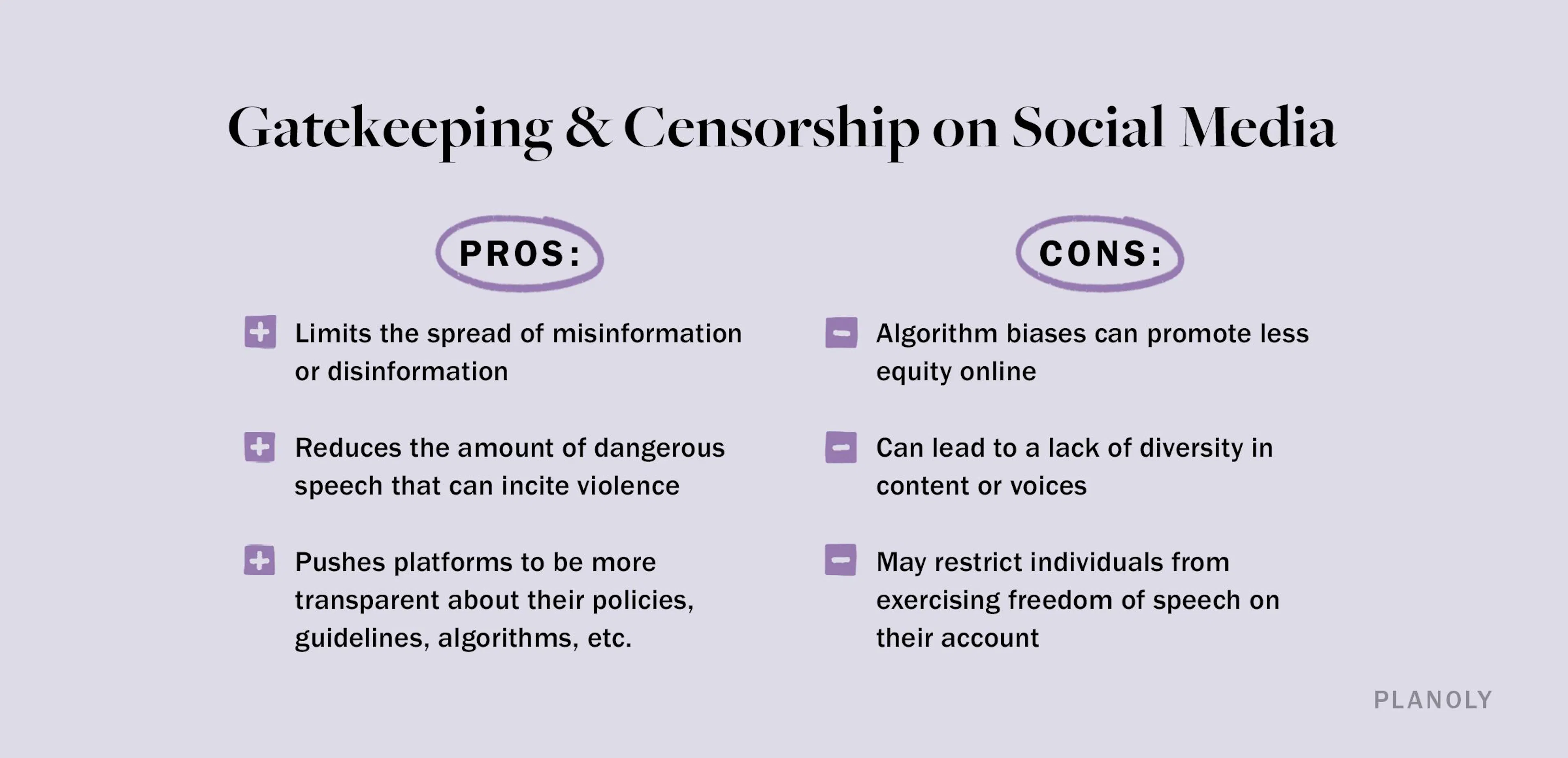 PLANOLY - Blog - Gatekeeping and Censorship in Social Media - Image 3