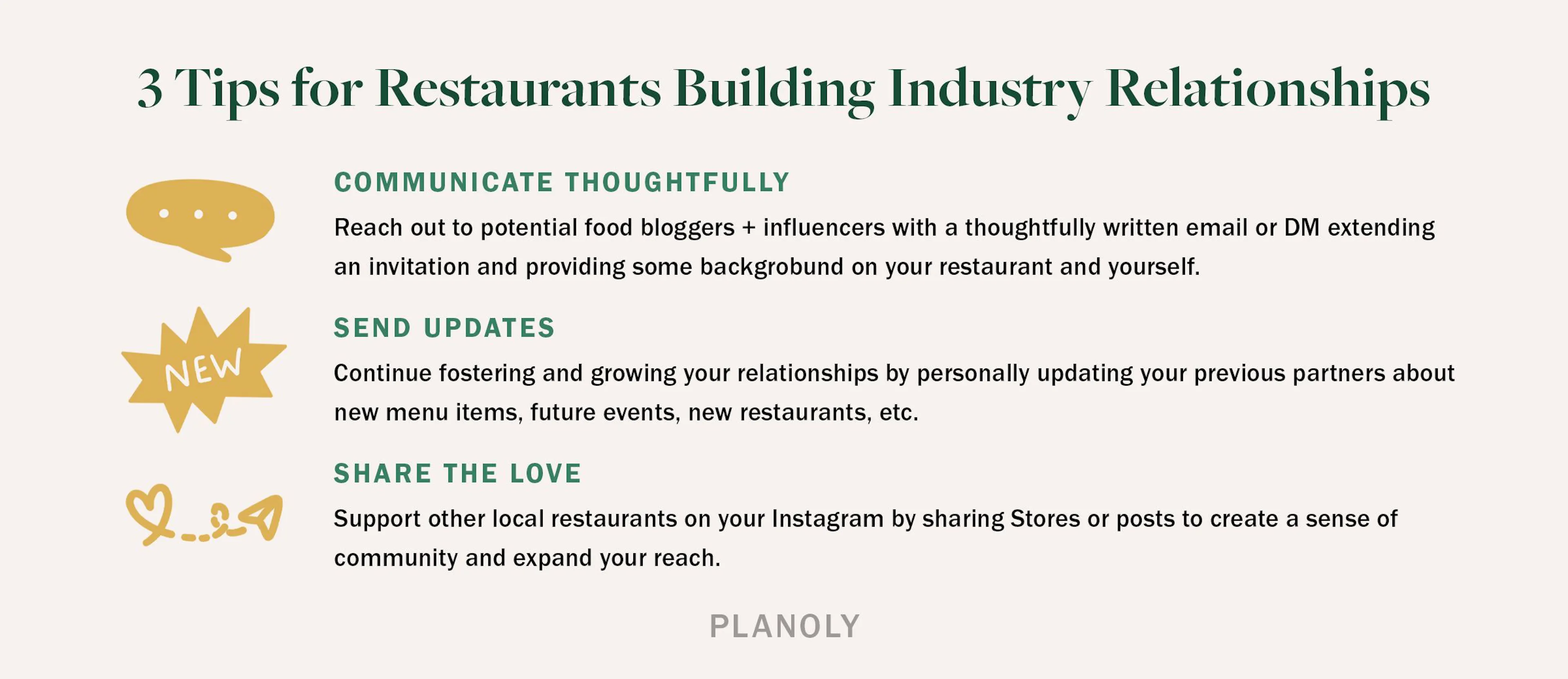 PLANOLY - Blog - How to Work with Food Bloggers and Influencers - Horitonztal