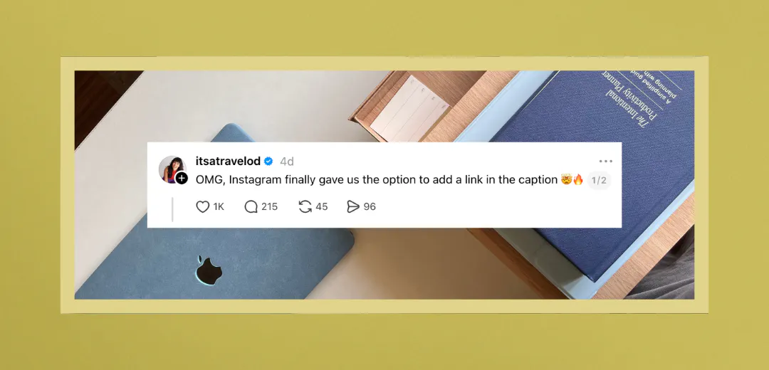 Instagram is Finally Testing Links in Captions