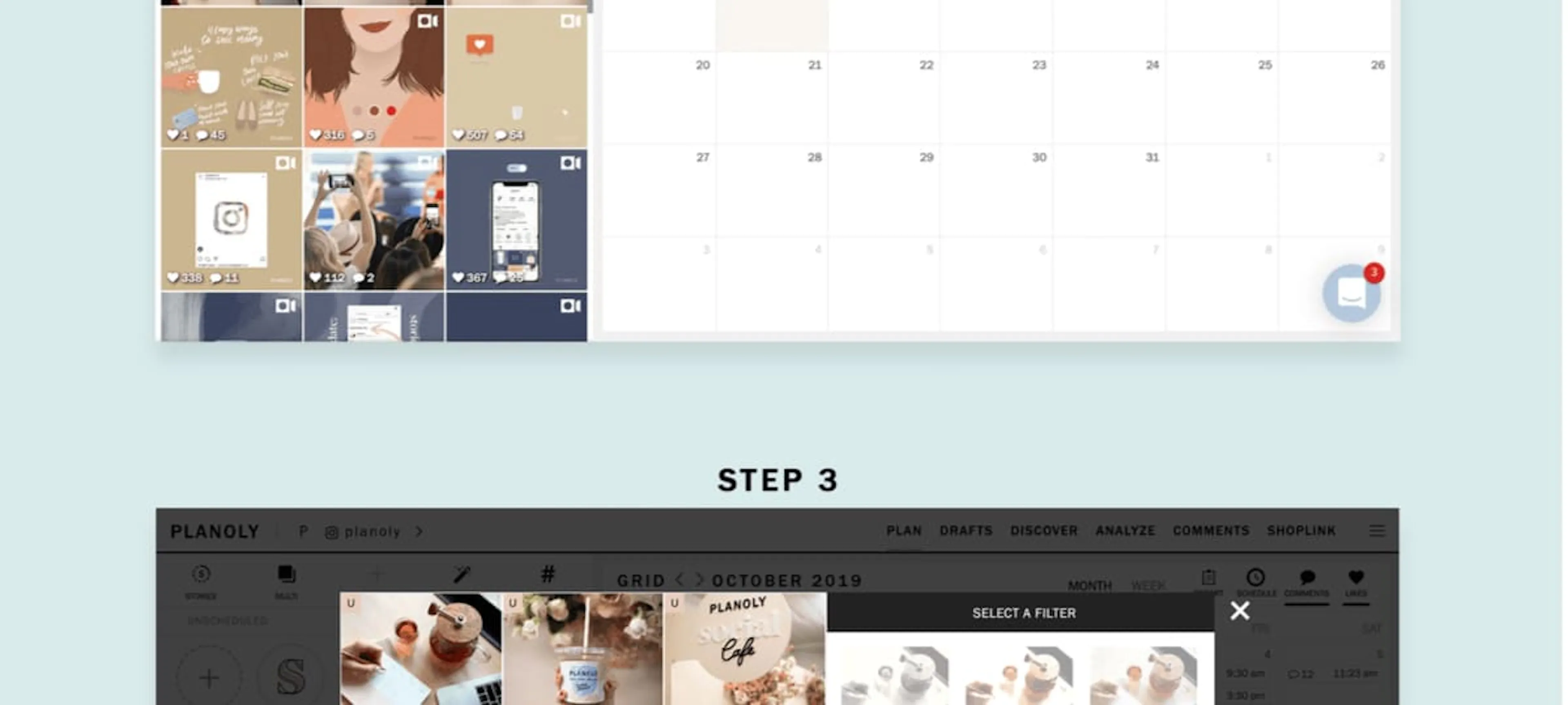 New PLANOLY Feature: Filters